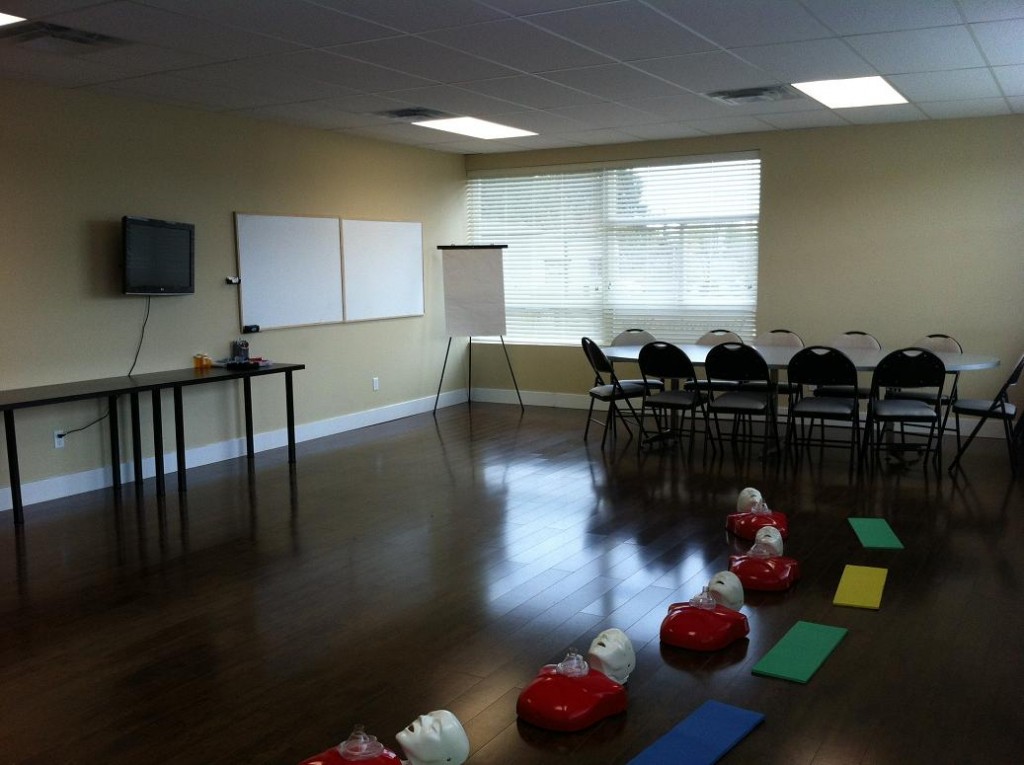 First Aid Classroom for First Aid and CPR Courses in Vancouver