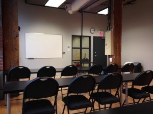 First aid and CPR training classroom in Down town Vancouver