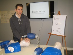 First aid and CPR HCP class in Kelowna