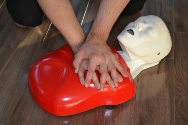 first aid and CPR training mannequin